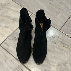 Dolce Vita black suede booties